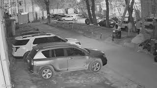 Видеокамера IP IVM-2749-POE. Улица, ночь.